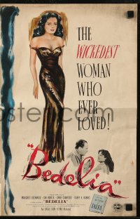 7h1194 BEDELIA pressbook 1947 sexy Margaret Lockwood is the wickedest woman who ever loved!