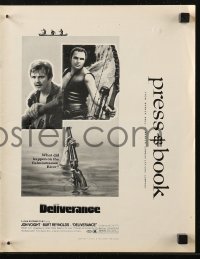 7h1215 DELIVERANCE pressbook 1972 Jon Voight, Burt Reynolds, Ned Beatty, John Boorman classic!