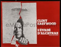 7h0587 ESCAPE FROM ALCATRAZ French pressbook 1979 cool artwork of Clint Eastwood by Birney Lettick!