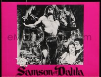 7h0594 SAMSON & DELILAH French pressbook R1970s Hedy Lamarr & Victor Mature, Cecil B. DeMille classic!