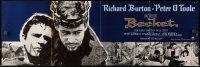 7h1037 BECKET French promo brochure 1964 Richard Burton, Peter O'Toole, unfolds to 12x37 poster!