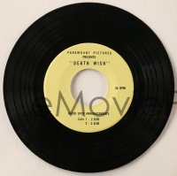 7h0788 DEATH WISH 45 RPM record 1974 radio spot commercials for the Charles Bronson movie!