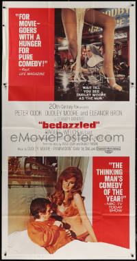 7j0547 BEDAZZLED 3sh 1968 classic fantasy, Dudley Moore as nun & with sexy Raquel Welch as Lust!