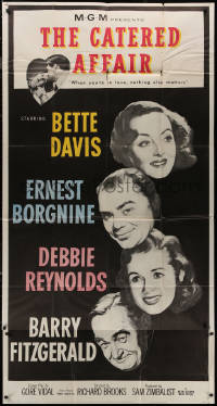 7j0568 CATERED AFFAIR 3sh 1956 Debbie Reynolds, Bette Davis, Ernest Borgnine, Barry Fitzgerald