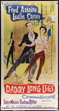 7j0578 DADDY LONG LEGS 3sh 1955 wonderful full-length art of dancing Fred Astaire & Leslie Caron!