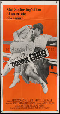 7j0587 DOCTOR GLAS int'l 3sh 1969 Mai Zetterling's Danish film of erotic obsession, voyeurism!