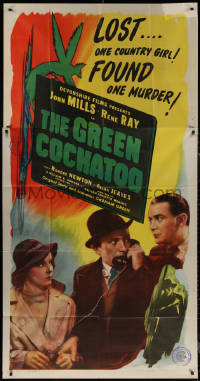 7j0627 GREEN COCKATOO 3sh 1947 John Mills, Rene Ray, directed by William Cameron Menzies!