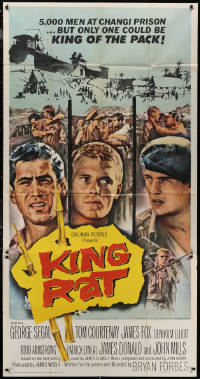 7j0652 KING RAT style B 3sh 1965 George Segal & Tom Courtenay, James Clavell, World War II POWs