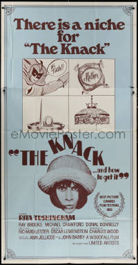 7j0653 KNACK & HOW TO GET IT style B int'l 3sh 1965 Rita Tushingham in English comedy, great art!