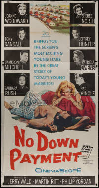 7j0695 NO DOWN PAYMENT 3sh 1957 Joanne Woodward, daring art of unfaithful sexy suburban couple!