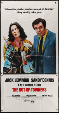 7j0704 OUT-OF-TOWNERS 3sh 1970 Jack Lemmon & Sandy Dennis visit New York, written by Neil Simon!
