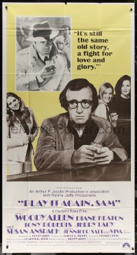 7j0715 PLAY IT AGAIN, SAM int'l 3sh 1972 Woody Allen, Diane Keaton, Jerry Lacy as Humphrey Bogart!