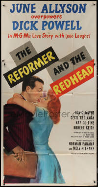 7j0723 REFORMER & THE REDHEAD 3sh 1950 June Allyson overpowers Dick Powell with 1000 laughs!
