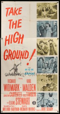 7j0757 TAKE THE HIGH GROUND 3sh 1953 Korean War soldiers Richard Widmark & Karl Malden!