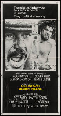 7j0794 WOMEN IN LOVE 3sh 1970 Ken Russell, D.H. Lawrence, completely different image of Alan Bates!