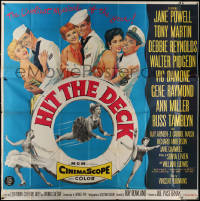 7j0082 HIT THE DECK 6sh 1955 Debbie Reynolds, Jane Powell, Tony Martin, Walter Pidgeon, Ann Miller