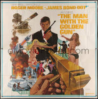 7j0103 MAN WITH THE GOLDEN GUN West Hemi 6sh 1974 Roger Moore as James Bond by Robert McGinnis!