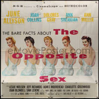 7j0113 OPPOSITE SEX 6sh 1956 sexy June Allyson, Joan Collins, Dolores Gray, Ann Sheridan, Ann Miller
