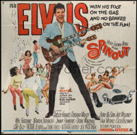 7j0130 SPINOUT 6sh 1966 Elvis with guitar, foot on the gas & no brakes on fun, very rare!