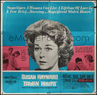 7j0133 STOLEN HOURS 6sh 1963 Susan Hayward, they say she uses men like pep-up pills!