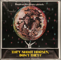 7j0136 THEY SHOOT HORSES, DON'T THEY 6sh 1970 Jane Fonda, Sydney Pollack, cool disco ball image!