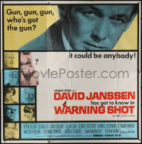 7j0147 WARNING SHOT 6sh 1966 David Janssen, Joan Collins, who's got the gun, it could be anybody!