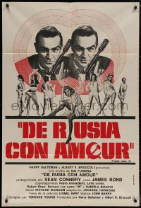 7j0204 FROM RUSSIA WITH LOVE Argentinean R1970s Sean Connery as James Bond with sexy girls, rare!