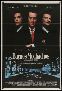 7j0212 GOODFELLAS Argentinean 1990 Robert De Niro, Joe Pesci, Ray Liotta, Martin Scorsese classic!