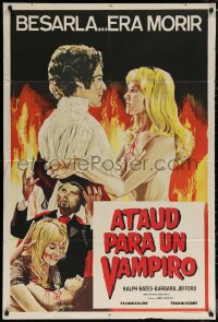 7j0237 LUST FOR A VAMPIRE Argentinean 1971 sexy devils in female bodies with the kiss of death!