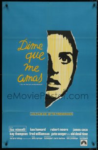 7j0288 TELL ME THAT YOU LOVE ME JUNIE MOON Argentinean 1970 Otto Preminger, art of Liza Minnelli!
