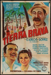 7j0292 TIERRA BRAVA Argentinean 1938 Rene Cardona directed, Carlos Lopez, Rafael Falcon!