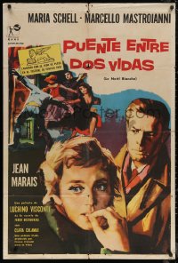 7j0305 WHITE NIGHTS Argentinean 1958 Visconti, art of Maria Schell & Jean Marais, Dostoyevsky!