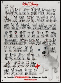 7j1159 102 DALMATIANS teaser French 1p 2001 Walt Disney, great different image of all the puppies!