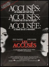 7j1163 ACCUSED French 1p 1989 Jodie Foster, Kelly McGillis, the case that shocked a nation!