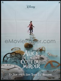 7j1167 ALICE THROUGH THE LOOKING GLASS teaser French 1p 2016 Disney, Lewis Carroll, Johnny Depp!