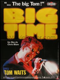 7j1198 BIG TIME French 1p 1988 Tom Waits live jazz blues concert, great close image performing!