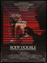 7j1207 BODY DOUBLE French 1p 1985 Brian De Palma, Melanie Griffith, voyeur watches sexy woman!