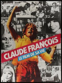 7j1245 CLAUDE FRANCOIS THE FILM OF HIS LIFE French 1p 1979 biography of the pop singer, rare!