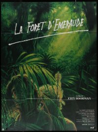 7j1263 EMERALD FOREST French 1p 1985 directed by John Boorman, different jungle art by Zoran!