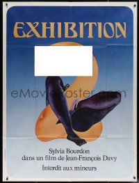 7j1266 EXHIBITION 2 French 1p 1978 documentary about the life of pornography star Sylvia Bourdon!