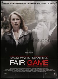 7j1269 FAIR GAME French 1p 2011 cool different image of Naomi Watts & Sean Penn!