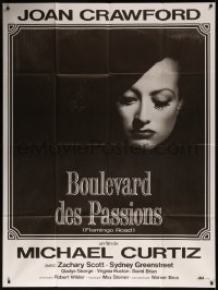 7j1279 FLAMINGO ROAD French 1p R1980s Michael Curtiz, great close image of bad girl Joan Crawford!