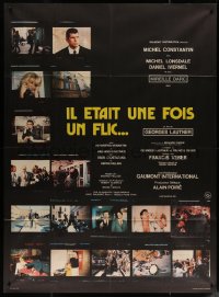 7j1280 FLIC STORY French 1p 1971 Michel Constantin, montage of different scenes from the movie!