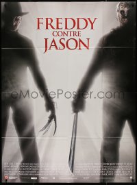 7j1283 FREDDY VS JASON French 1p 2003 cool image of the horror movie icons, the ultimate battle!