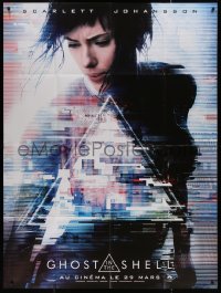7j1290 GHOST IN THE SHELL dated teaser French 1p 2017 great image of sexy Scarlett Johanson as Major!