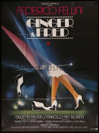7j1293 GINGER & FRED French 1p 1986 directed by Federico Fellini, dancing art by Jouineau Bourduge!