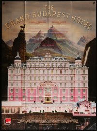 7j1300 GRAND BUDAPEST HOTEL French 1p 2014 directed by Wes Anderson, great Annie Atkins artwork!