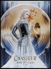 7j1339 HUNTSMAN WINTER'S WAR teaser French 1p 2016 Emily Blunt and Charlize Theron, villains!