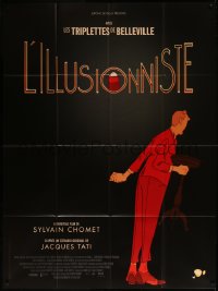 7j1341 ILLUSIONIST French 1p 2010 cool magician cartoon with a screenplay by Jacques Tati!