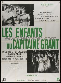 7j1343 IN SEARCH OF THE CASTAWAYS French 1p 1963 Jules Verne & Disney, Hayley Mills, Jules Verne